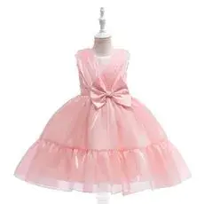 Black Puff Sleeve Princess Dress for Girls — feature 8