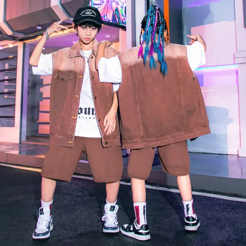 Hip-hop Boys Fashioned Cowboy Suit Summer Wear - Image 3