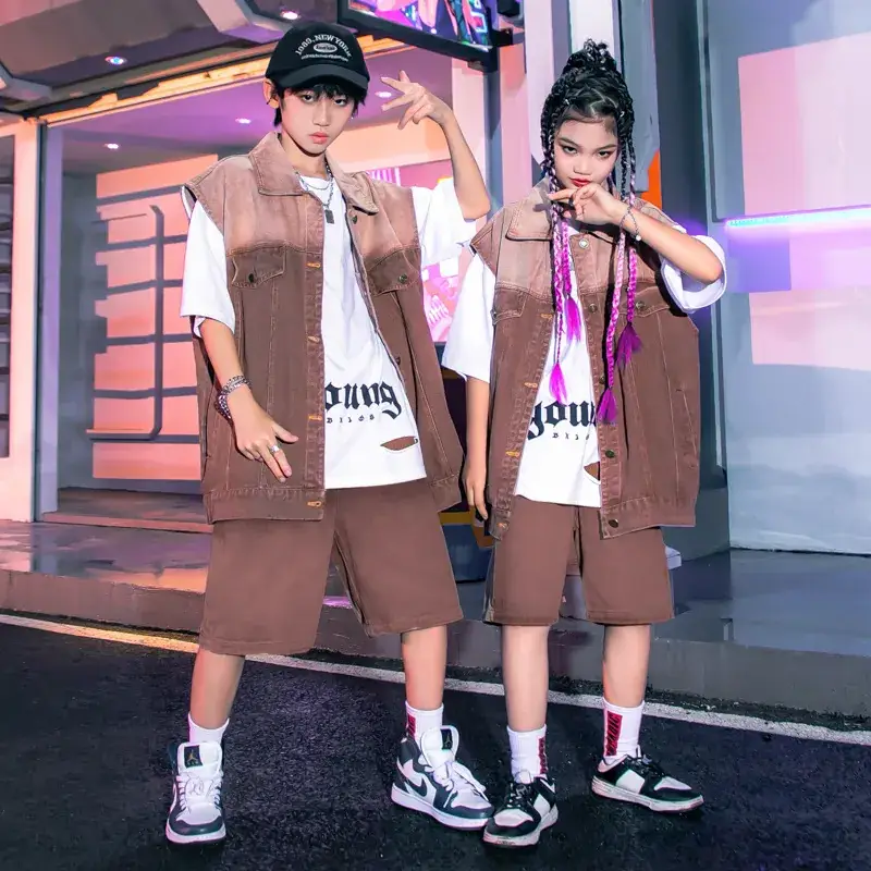 Hip-hop Boys Fashioned Cowboy Suit Summer Wear - Image 5