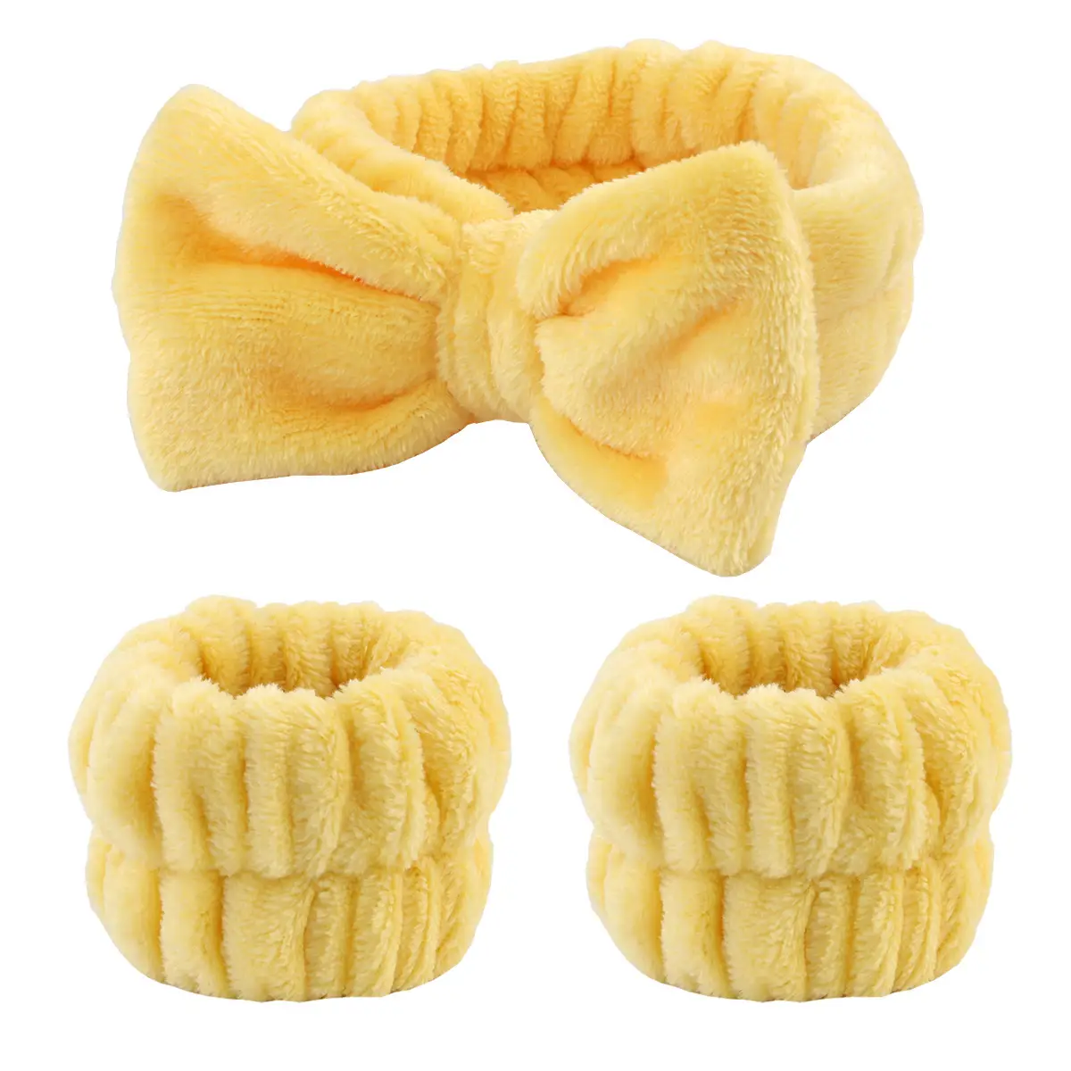 Waterproof Leopard Print Wash Wrist Bands Set