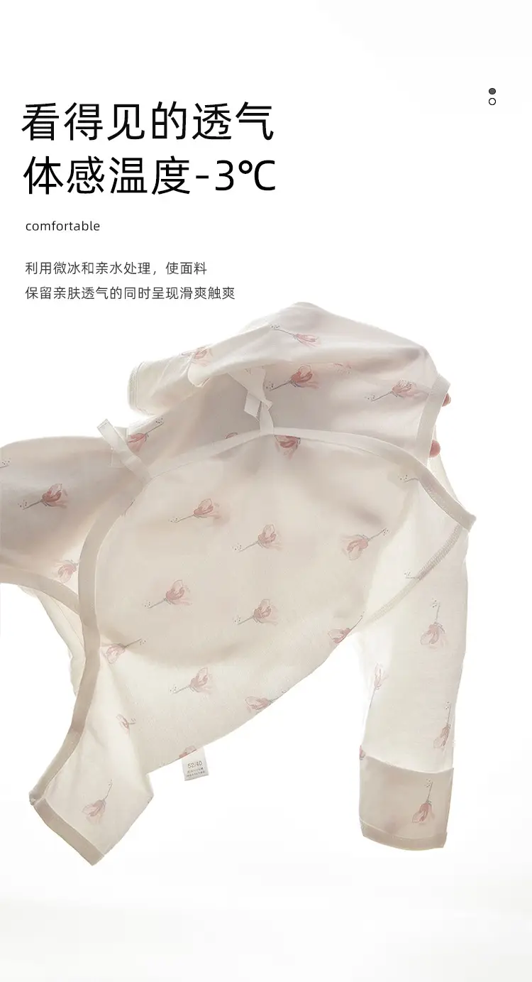 Newborn Long Sleeve Butterfly Pajamas White — feature 3