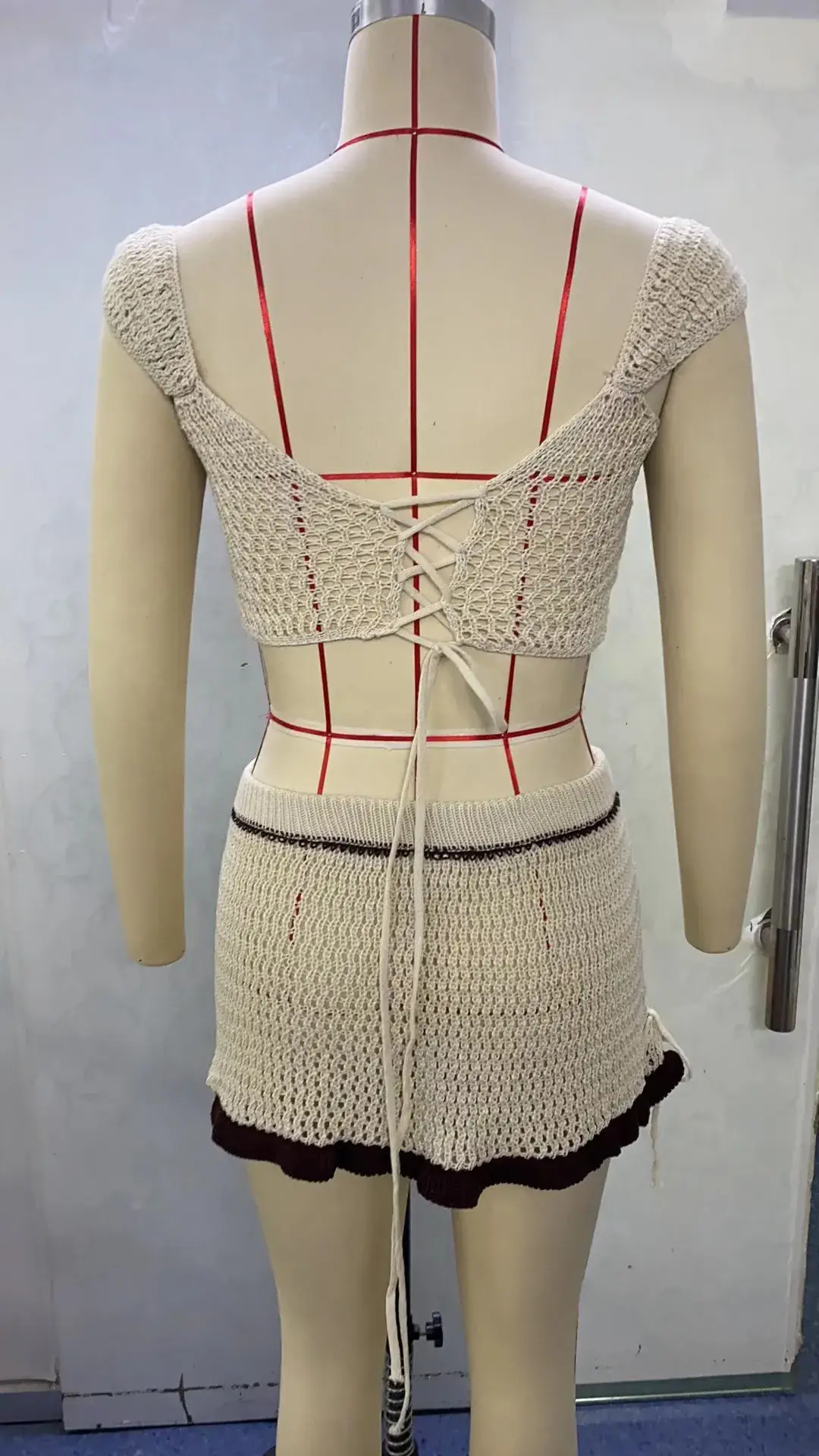 2023 Knitted Two-Piece Vest & Skirt Set for Women — feature 19