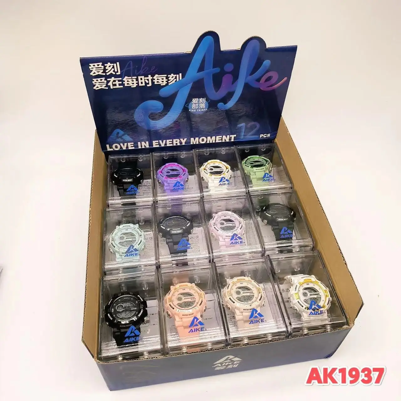 Aike Waterproof Men Women Student Watch Macaron Color — feature 11