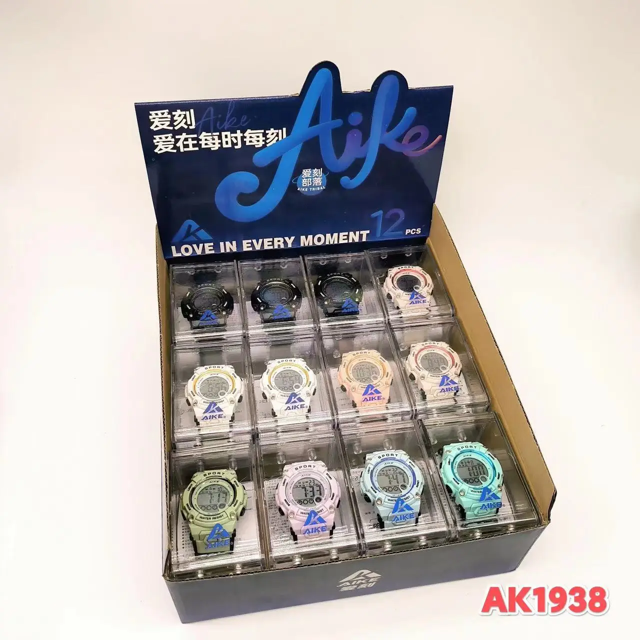 Aike Waterproof Men Women Student Watch Macaron Color — feature 14