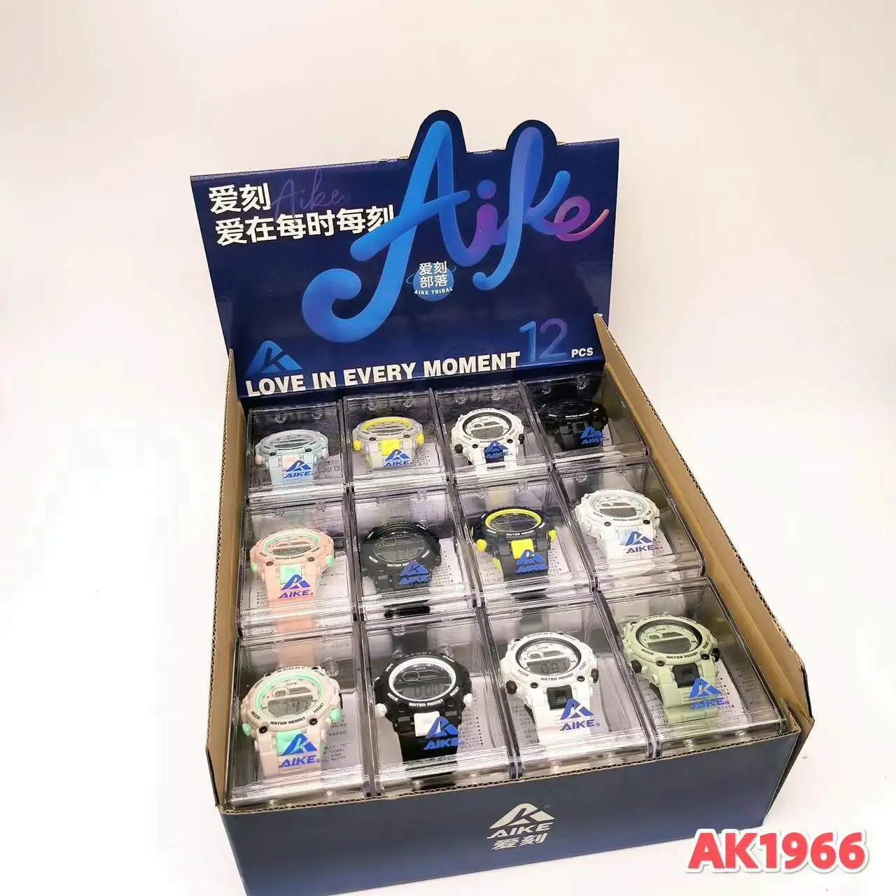 Aike Waterproof Men Women Student Watch Macaron Color — feature 17