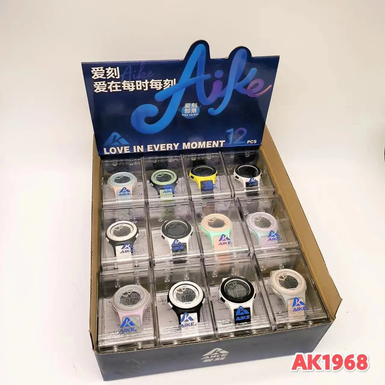 Aike Waterproof Men Women Student Watch Macaron Color — feature 18