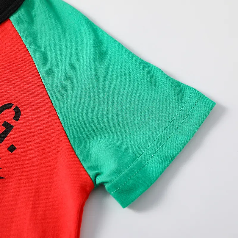 Huf D.B.G Boys T-Shirt Red Green 2025 Summer - Image 4