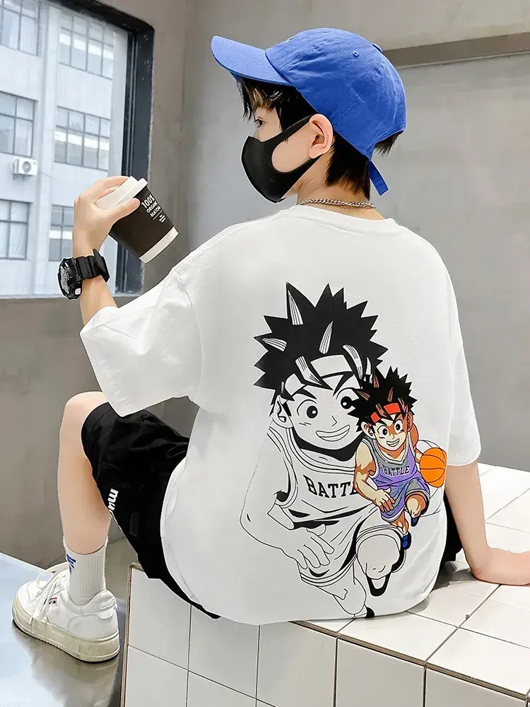 Children's Cotton T-Shirt Short Sleeve Summer 2025 - Image 11