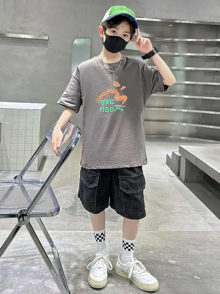Children's Cotton T-Shirt Short Sleeve Summer 2025 - Image 12