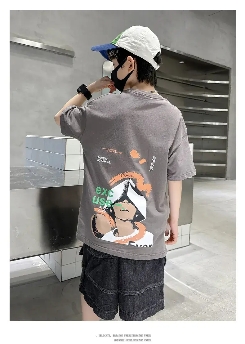 Children's Cotton T-Shirt Short Sleeve Summer 2025 — feature 12