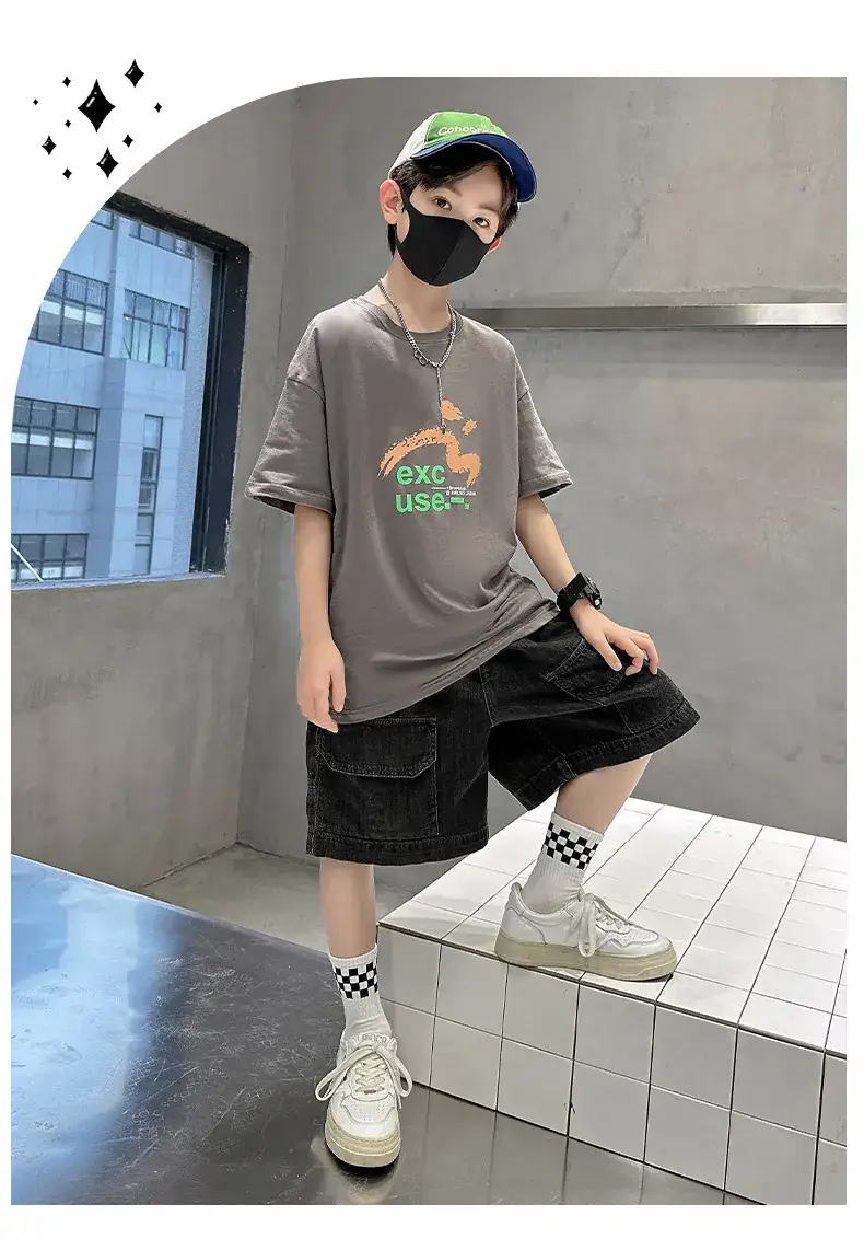 Children's Cotton T-Shirt Short Sleeve Summer 2025 — feature 15