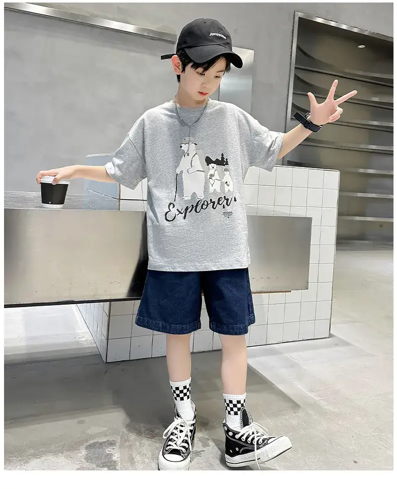Children's Cotton T-Shirt Short Sleeve Summer 2025 — feature 25