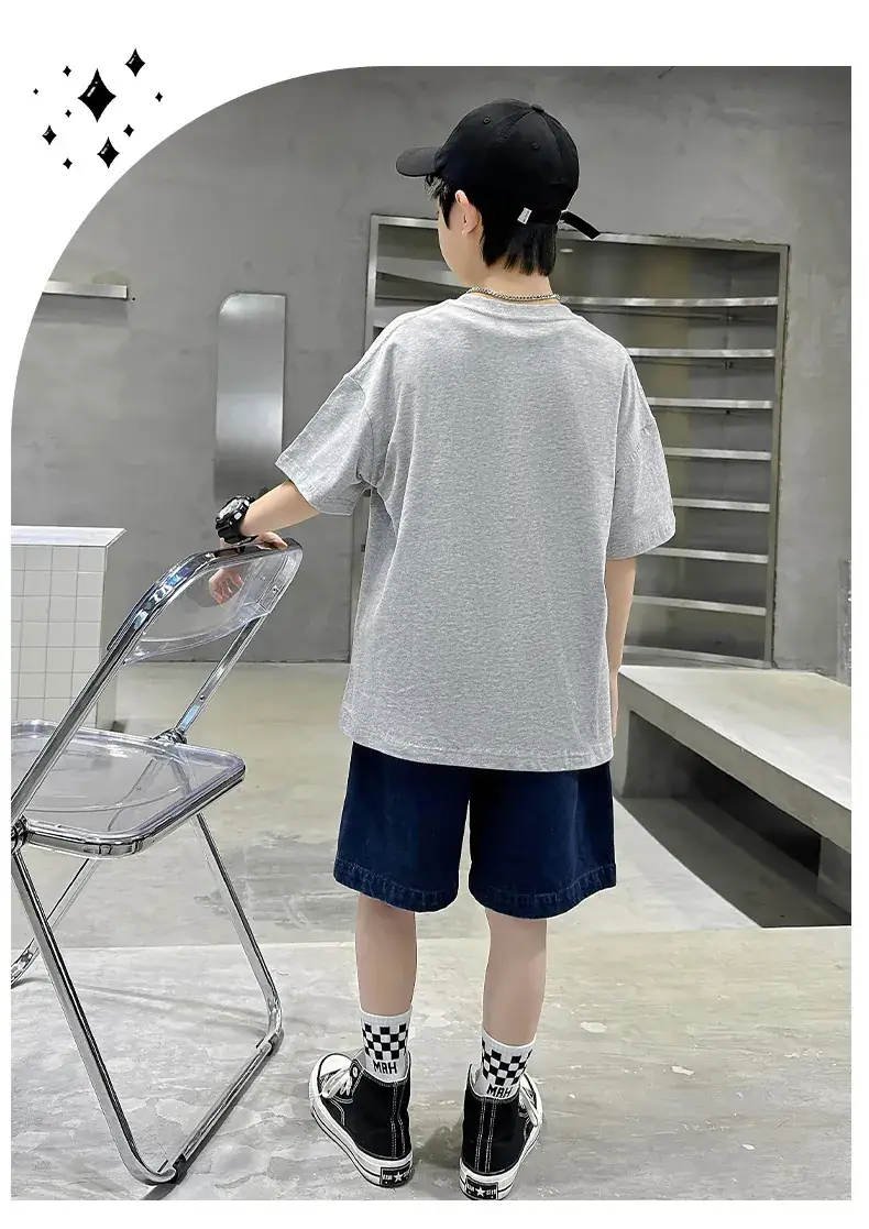 Children's Cotton T-Shirt Short Sleeve Summer 2025 — feature 26