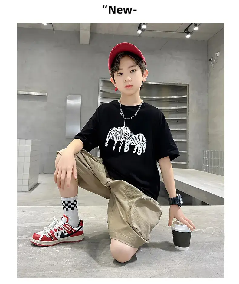 Children's Cotton T-Shirt Short Sleeve Summer 2025 — feature 35