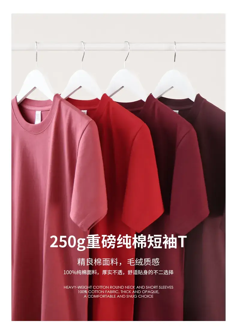 Men's 250g Navy Cotton Short Sleeve T-Shirt — feature 1