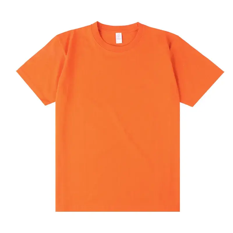 Men's 250g Navy Cotton Short Sleeve T-Shirt