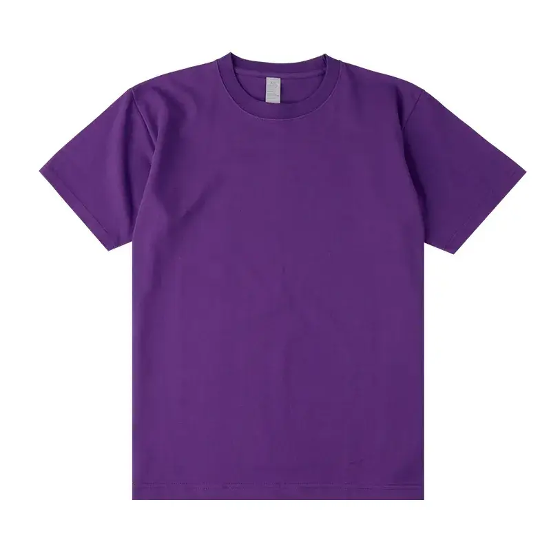 Men's 250g Navy Cotton Short Sleeve T-Shirt