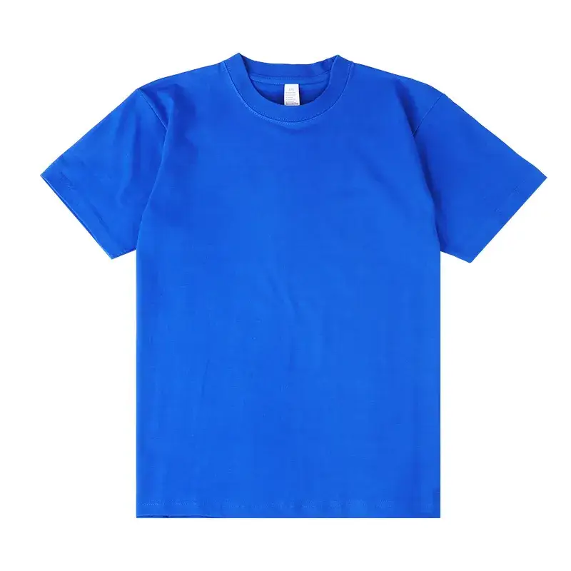 Men's 250g Navy Cotton Short Sleeve T-Shirt