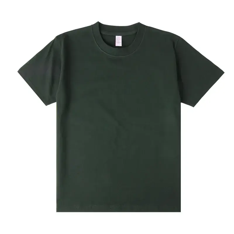 Men's 250g Navy Cotton Short Sleeve T-Shirt