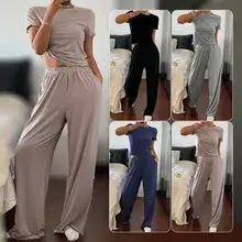 2025 Women's Navy Blue Loose Strap Pants Casual Summer — feature 15