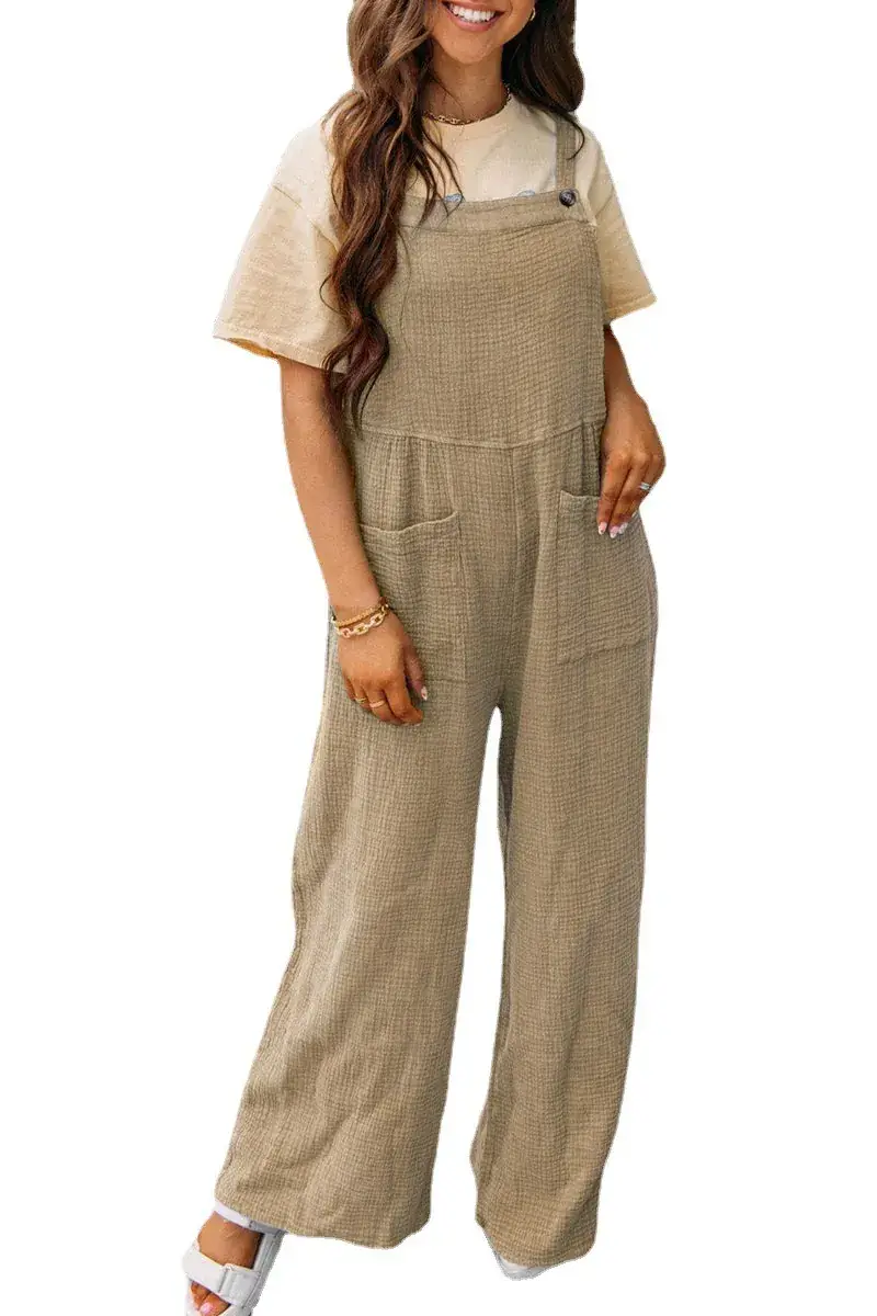 2025 Women's Navy Blue Loose Strap Pants Casual Summer — feature 26