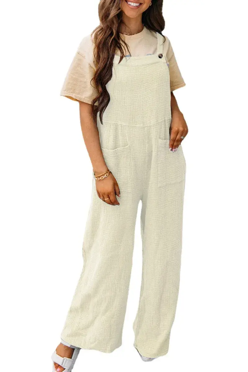 2025 Women's Navy Blue Loose Strap Pants Casual Summer — feature 35