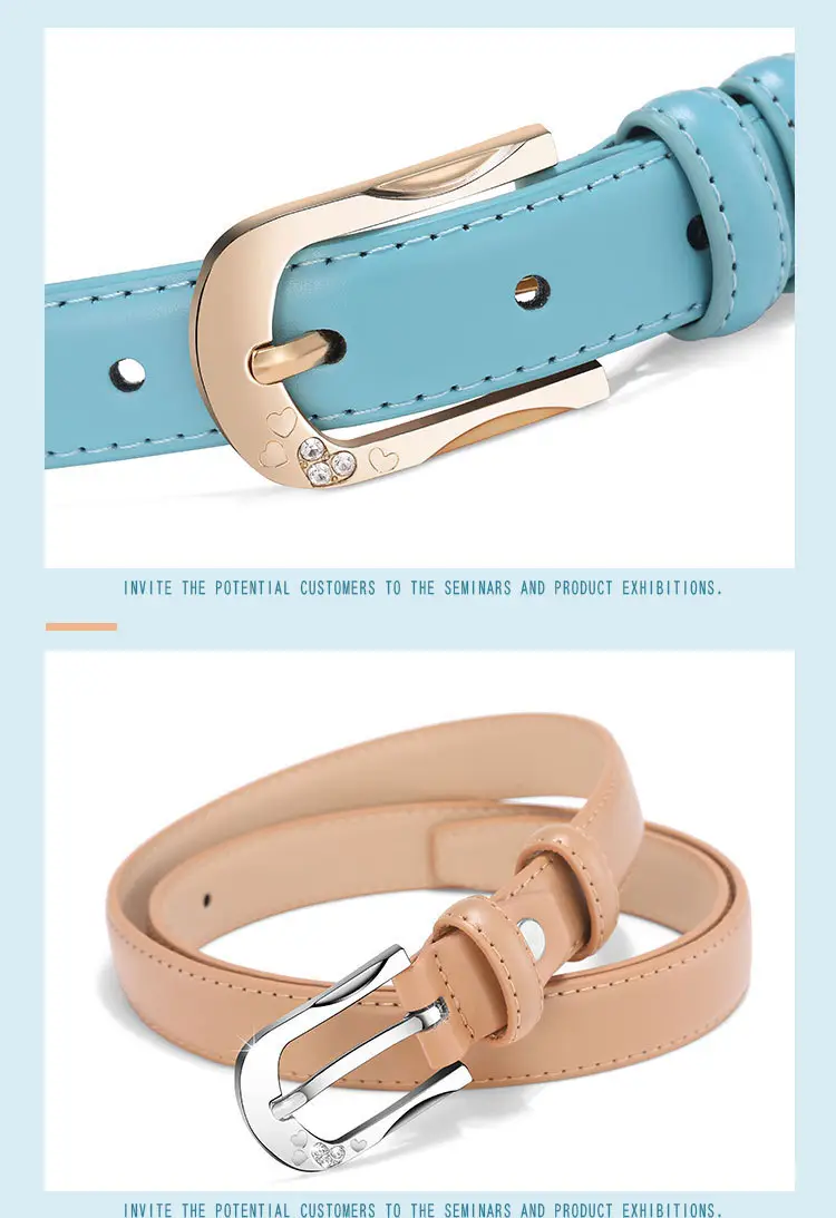 White D-Shape Belt Buckle for Women — feature 25