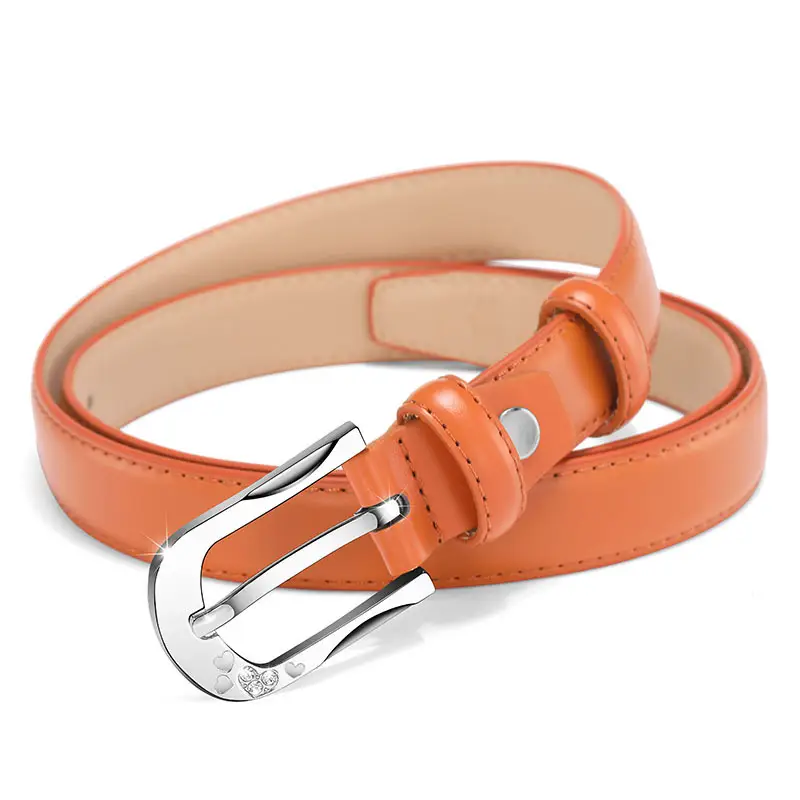 White D-Shape Belt Buckle for Women - Image 10
