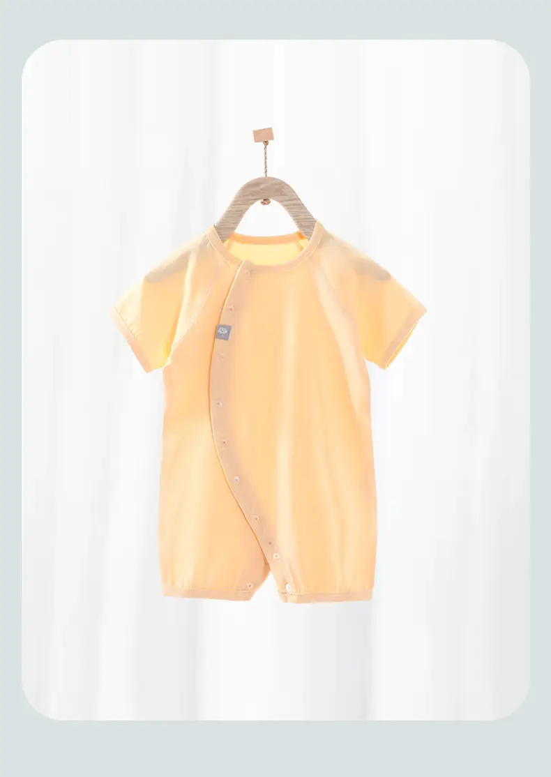 Baby Bamboo Fiber Light Blue Shorts Set — feature 12