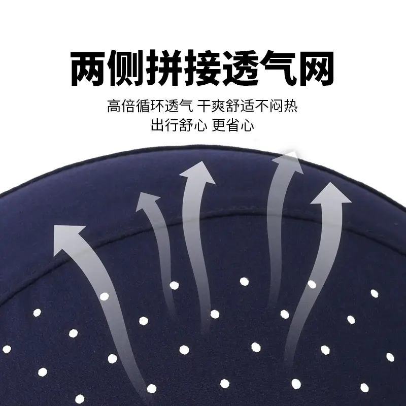 Orange Baseball Cap for Men Summer Running Comfortable Stretch Cap - Image 10