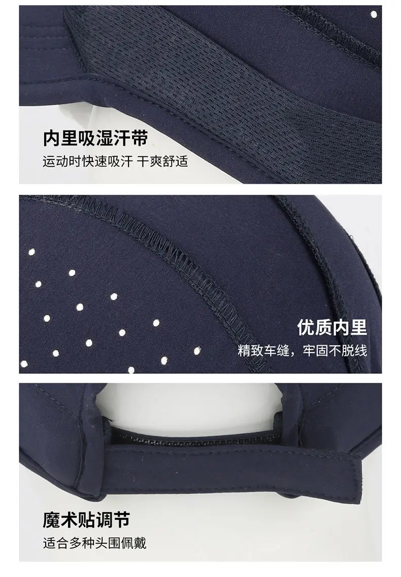 Orange Baseball Cap for Men Summer Running Comfortable Stretch Cap — feature 15