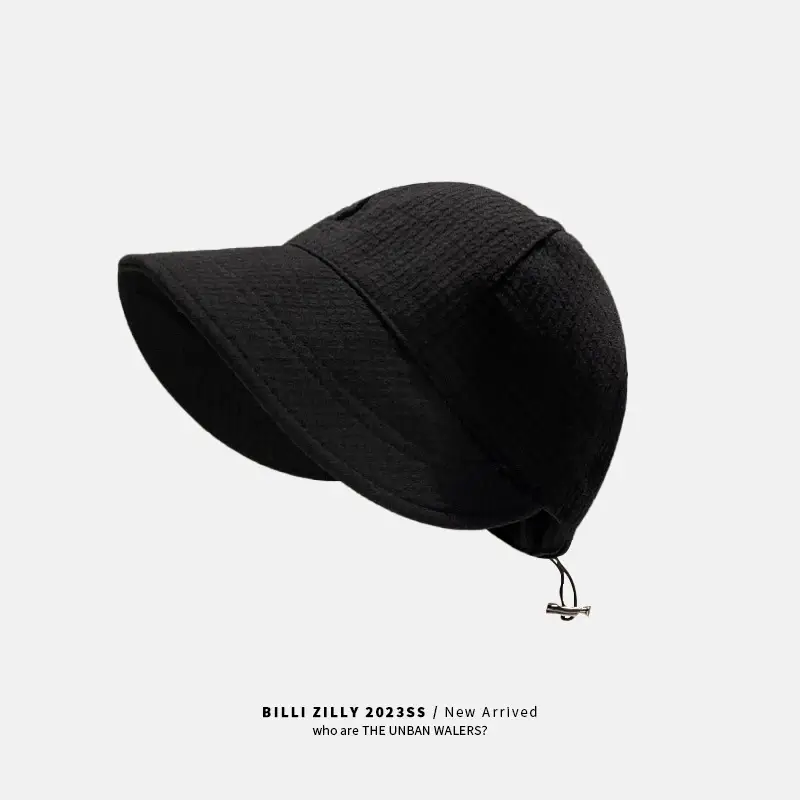 Black Mesh Sun Hat for Women Summer Protection