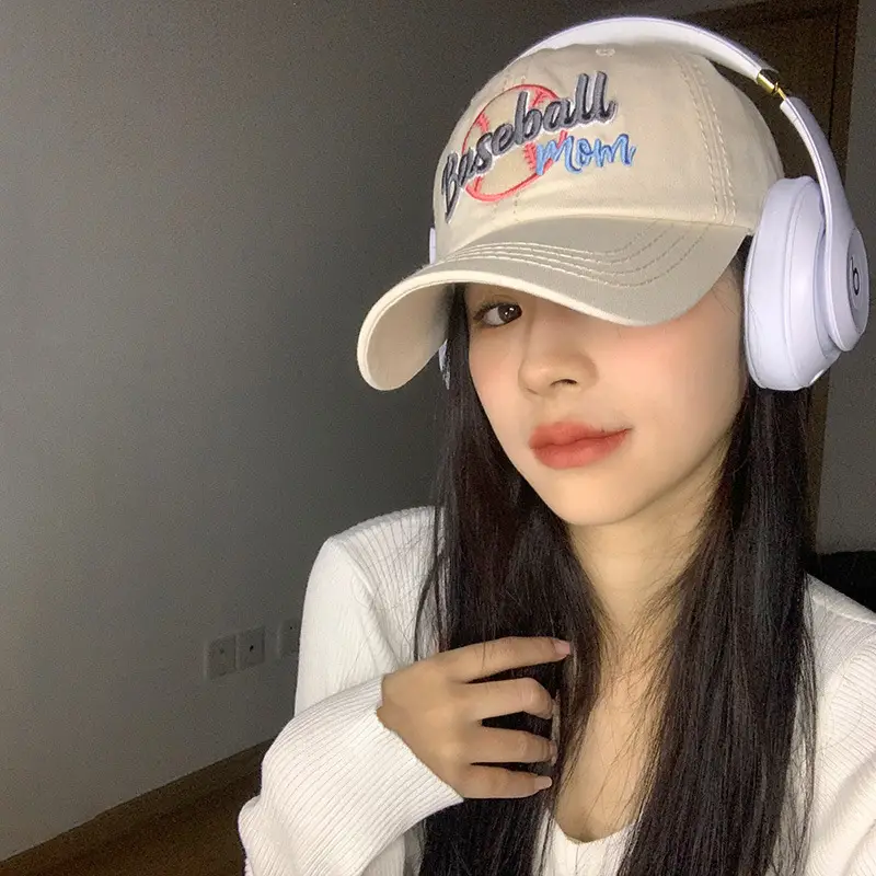 Women Baseball Cap Brown 2023 New Soft Sunshade Hat - Image 9