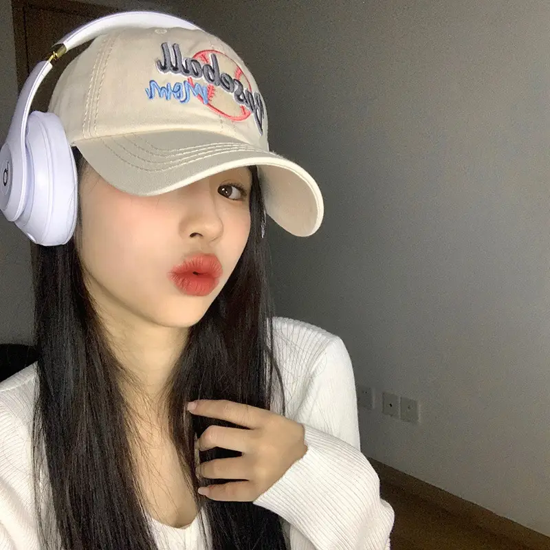 Women Baseball Cap Brown 2023 New Soft Sunshade Hat - Image 10