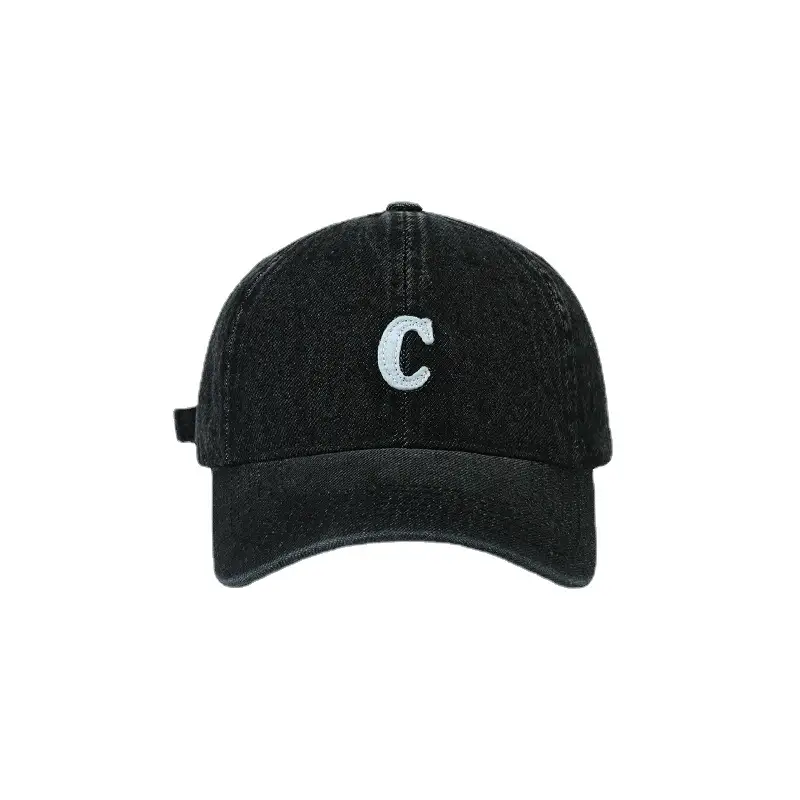 C Letter Denim Baseball Cap Women Spring Summer - Image 7