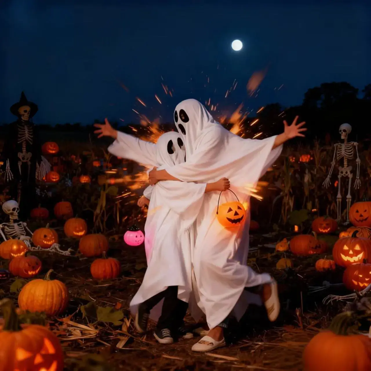 Halloween Ghost Costume Masquerade Dress Up Cape Dress Up