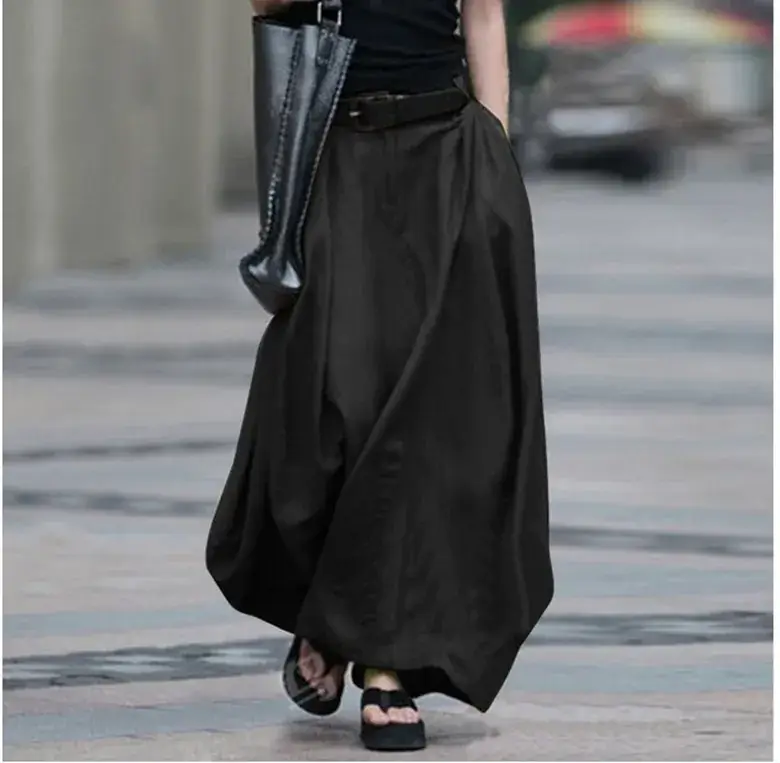 2024 Red Half-Length Skirt Large Swing - Image 2
