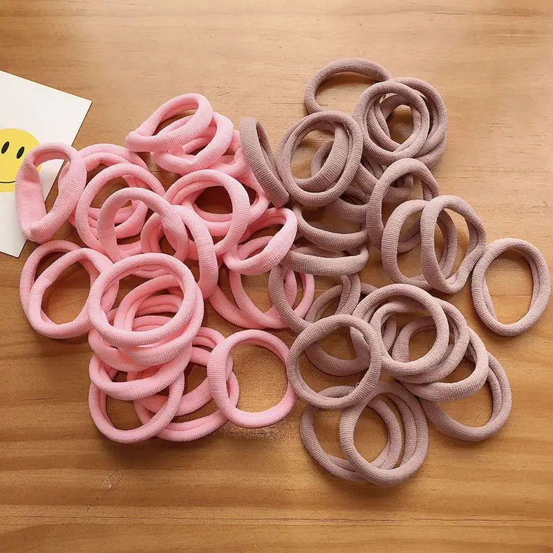 50 Pcs Blue Girl's Rainbow Hair Ties — feature 21