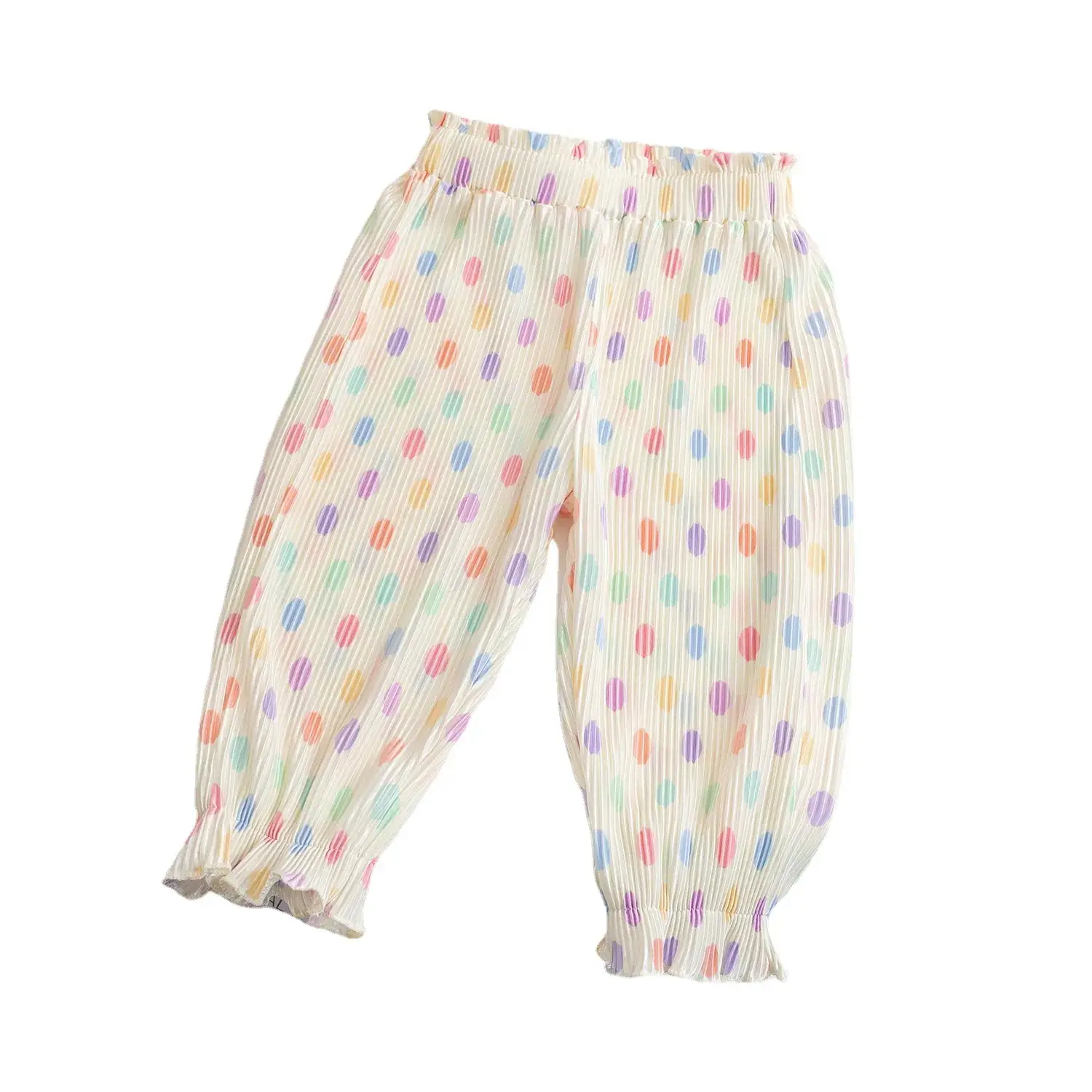 Girls Polka Dot Summer Pants 2025 - Image 6