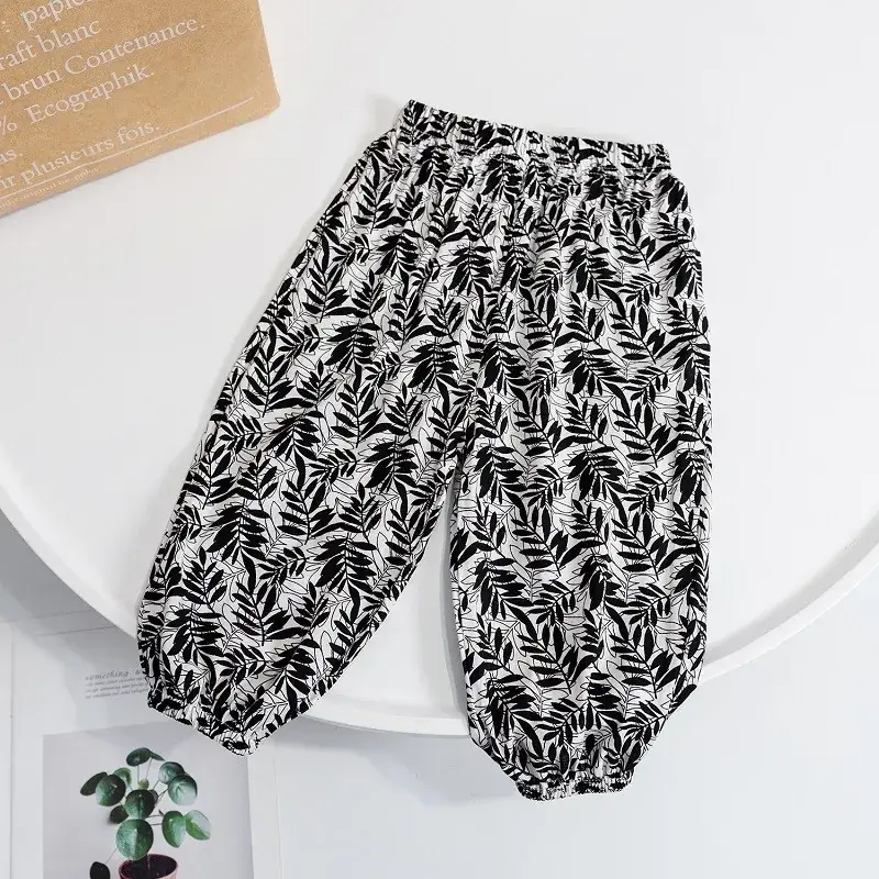 Girls Polka Dot Summer Pants 2025 - Image 3