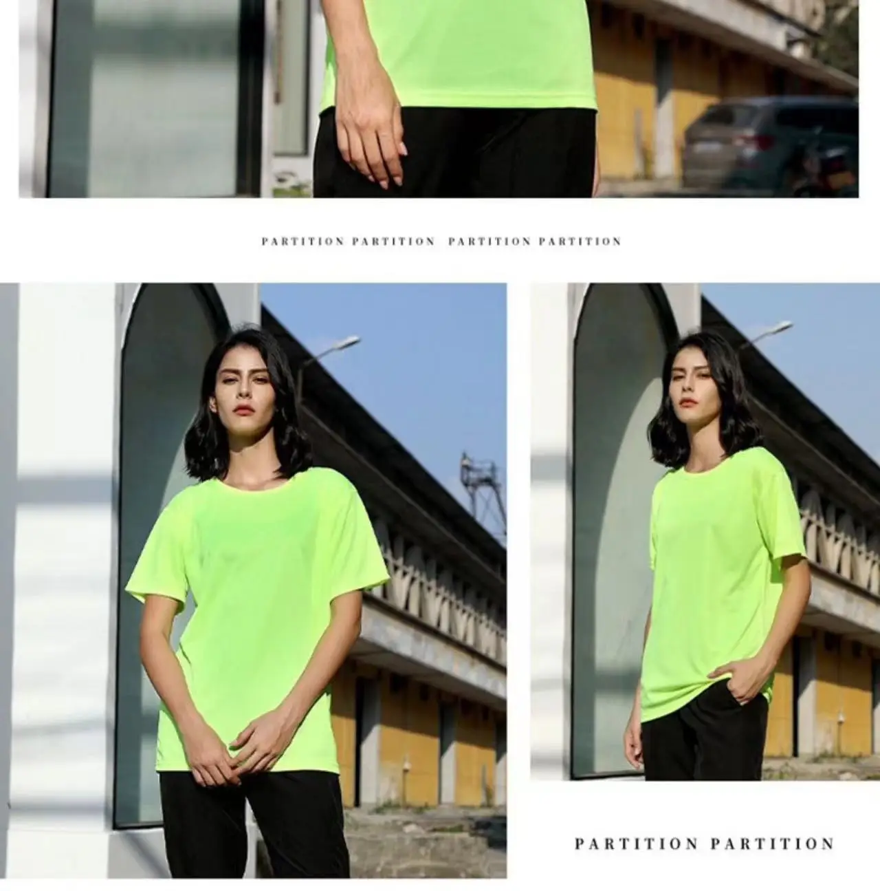 Orange DIY Logo Thin Sports T-Shirt — feature 13