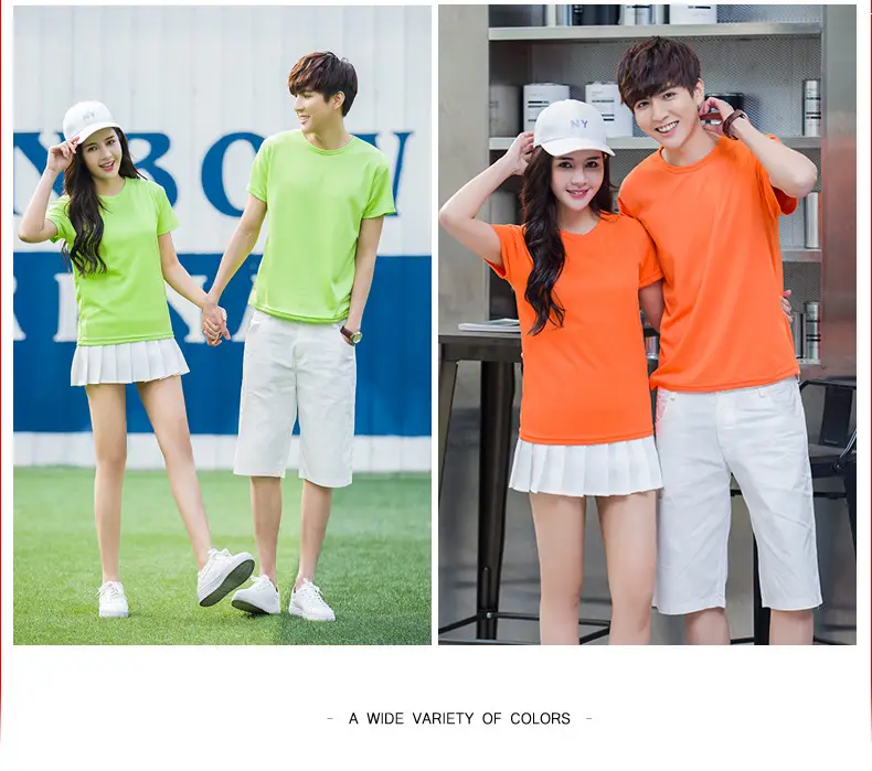 Orange DIY Logo Thin Sports T-Shirt — feature 20