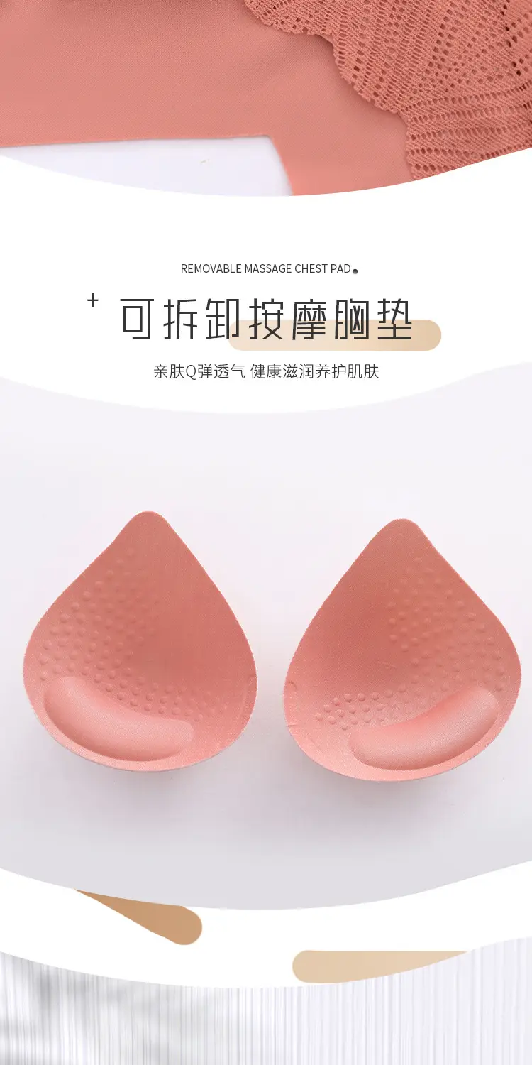 Women's Pink Push-Up Pull Up Top Back Tube Sports Wear — feature 11