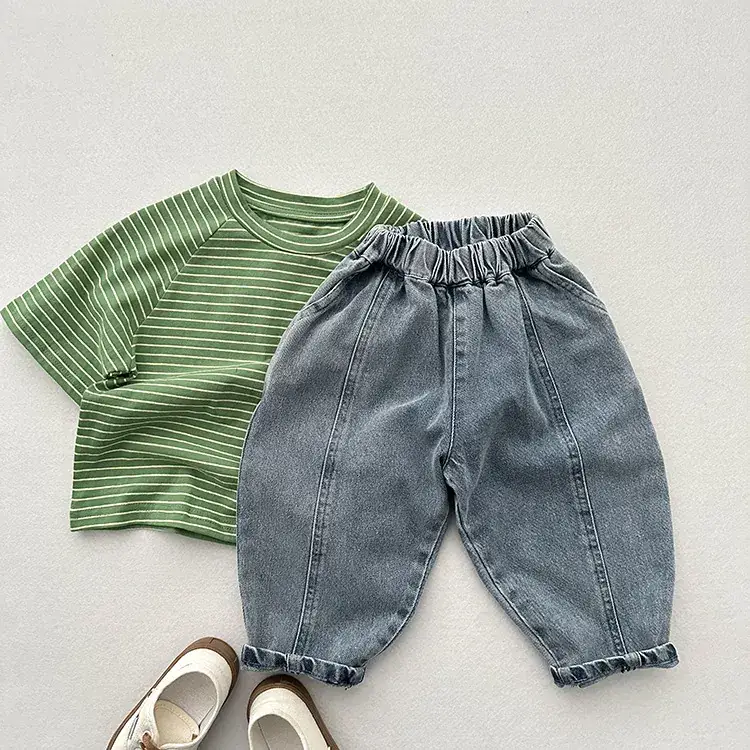 Japanese Style Radish Pants for Boys Girls Spring Autumn - Image 5