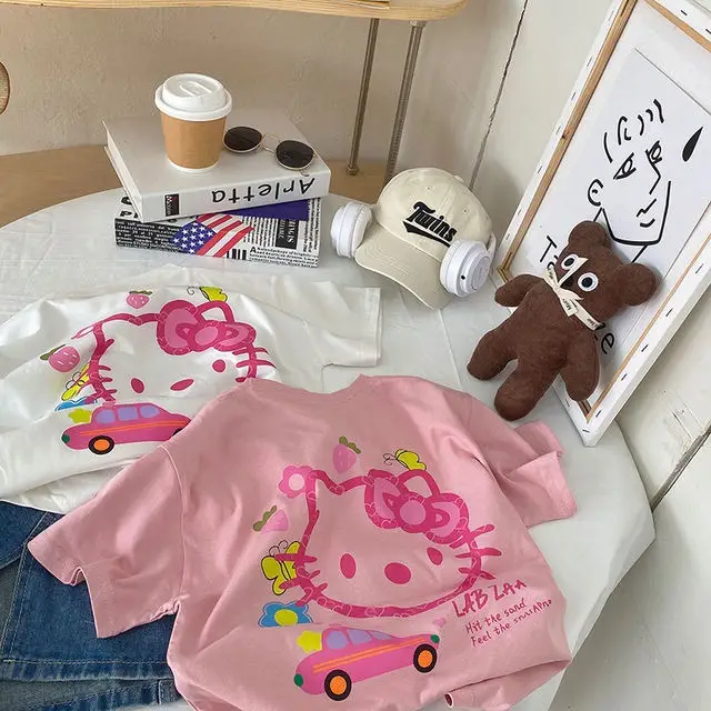 Girls' Hello Kitty Summer T-Shirt Cream 2025 — feature 7