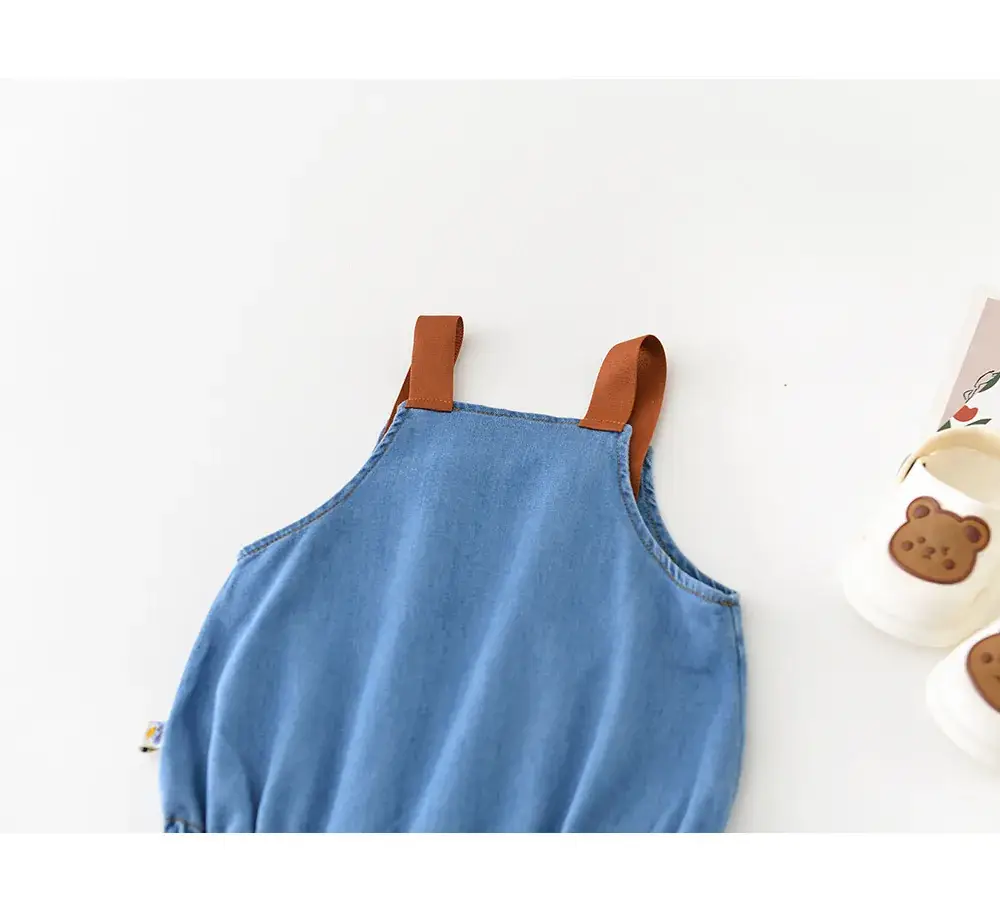 Newborn Cartoon Puppy Hatshirt Blue Cotton Korean Style — feature 41