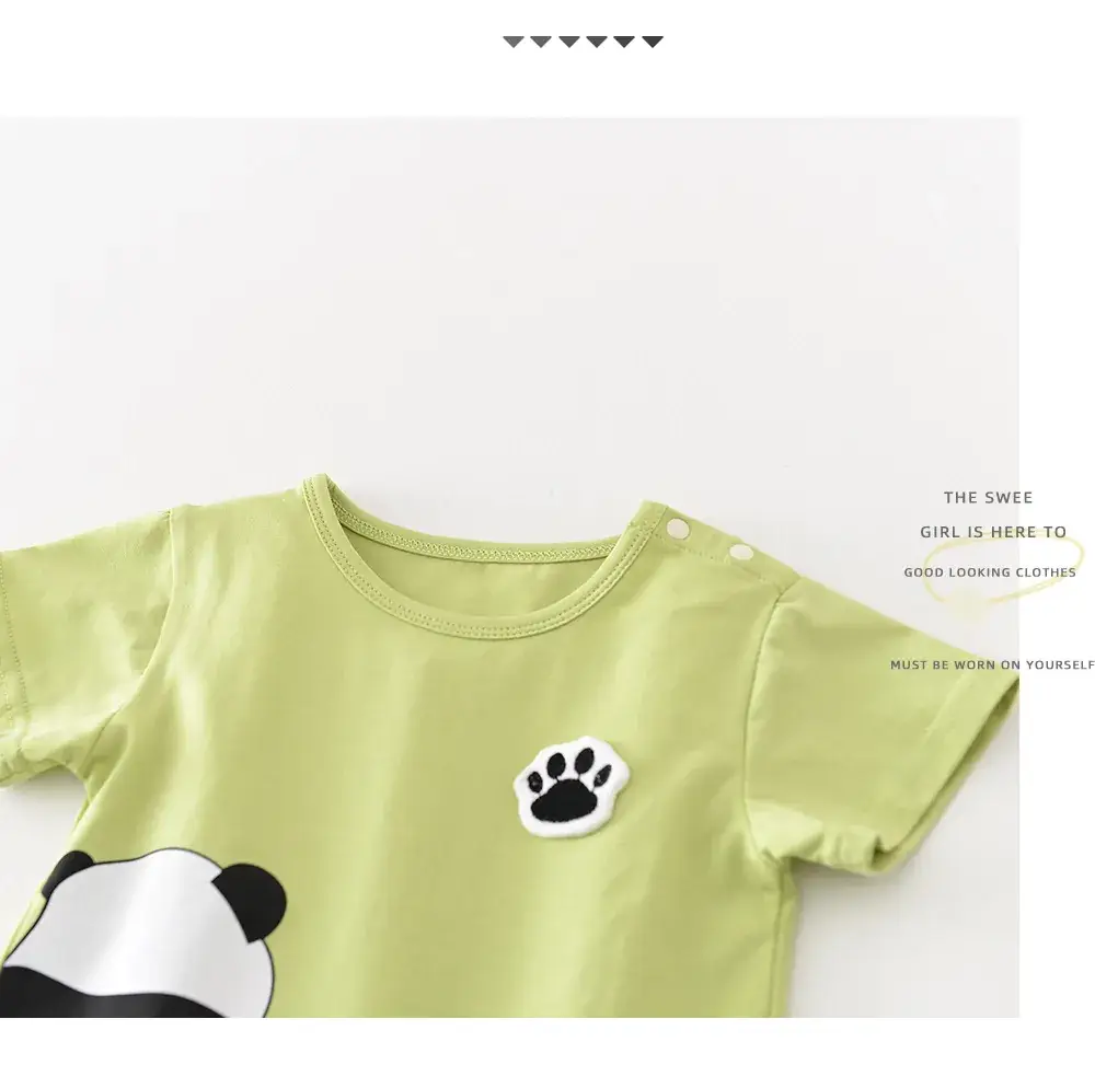 Newborn Cartoon Puppy Hatshirt Blue Cotton Korean Style — feature 44