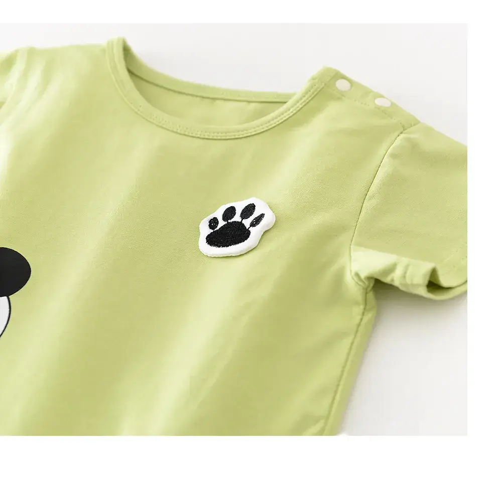 Newborn Cartoon Puppy Hatshirt Blue Cotton Korean Style — feature 46