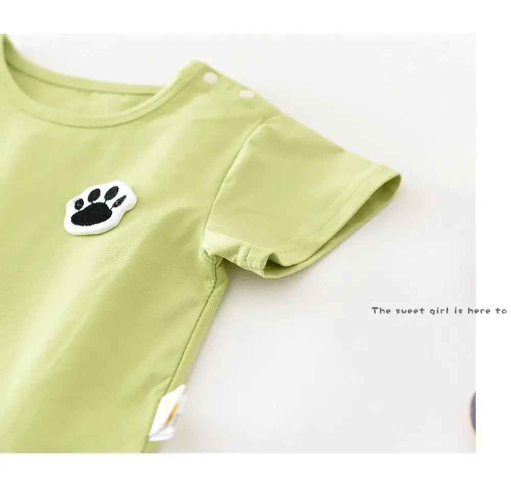 Newborn Cartoon Puppy Hatshirt Blue Cotton Korean Style — feature 48