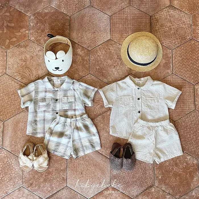 Korean Style Baby Suit for Boys Summer Outfit